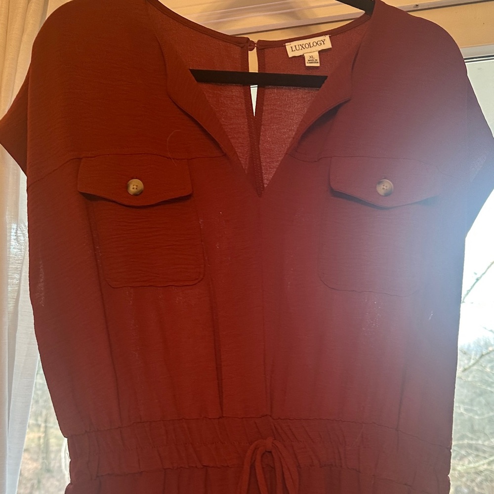 Luxology Red Jumpsuit